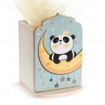 Ξύλινη μολυβοθήκη Panda.