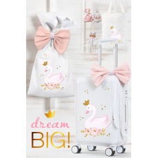 ΧΕΙΡΟΠΟΙΗΤΟ ΣΕΤ ΒΑΠΤΙΣΗΣ ΚΥΚΝΟΣ "Dream Big".
